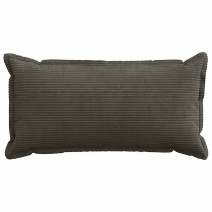 Kussensloop 12 st HOUTEN Antraciet 40 x 80 cm corduroy
