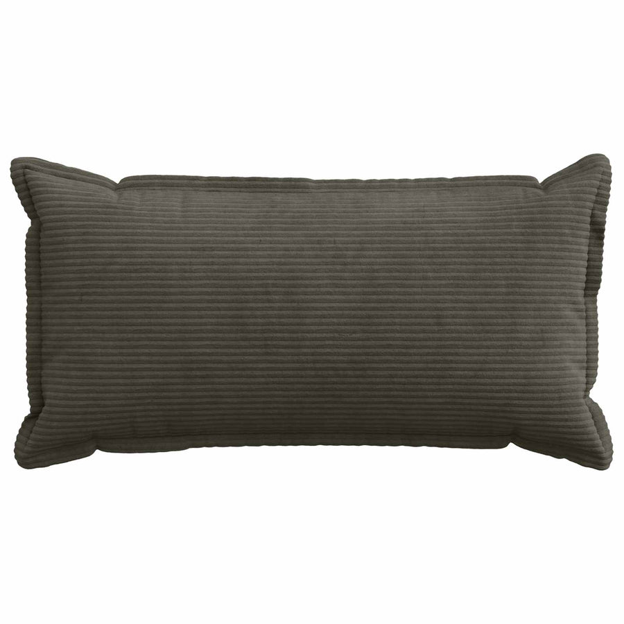 Kussensloop 12 st HOUTEN Antraciet 40 x 80 cm corduroy