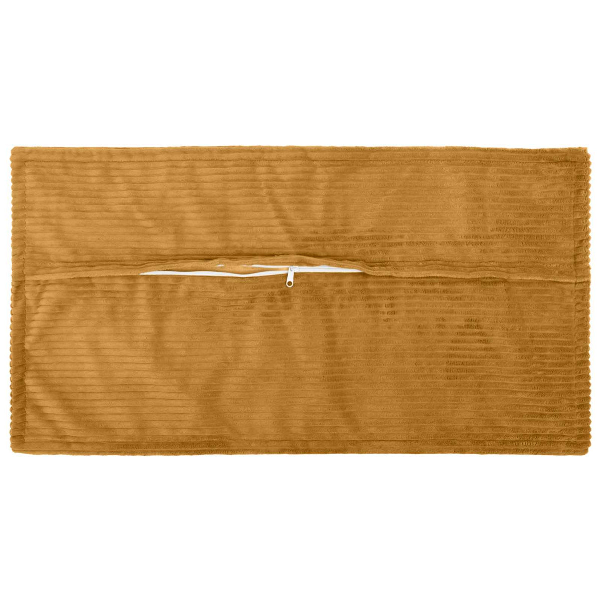 Kussensloop 2 st HOUTEN Geel 40 x 80 cm corduroy