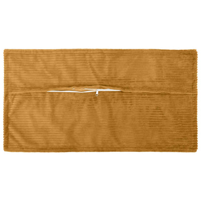 Kussensloop 2 st HOUTEN Geel 40 x 80 cm corduroy