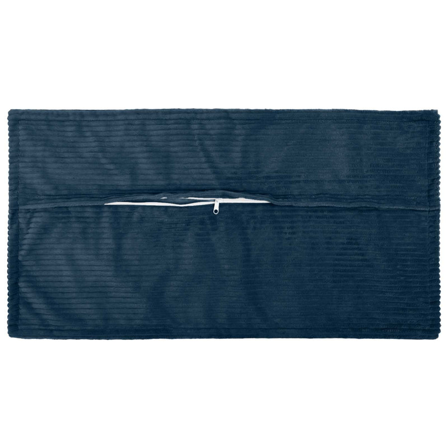 Kussensloop 6 st HOUTEN Marineblauw 40 x 80 cm corduroy