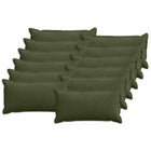 Kussensloop 12 stuks groen 40x80 cm corduroy
