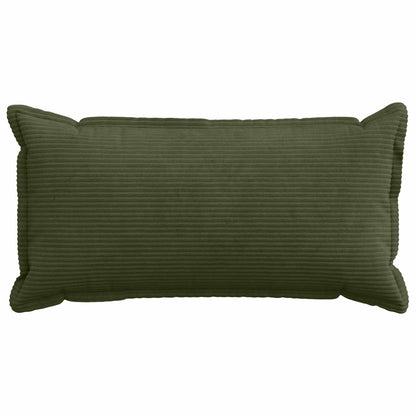 Kussensloop 12 st HOUTEN Groen 40 x 80 cm corduroy