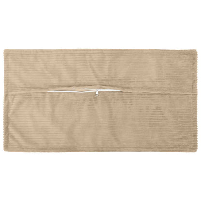 Kussensloop 6 st HOUTEN Taupe 40 x 80 cm corduroy