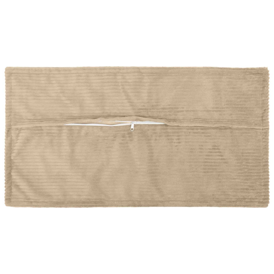 Kussensloop 6 st HOUTEN Taupe 40 x 80 cm corduroy