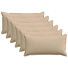 Kussensloop set taupe corduroy 40x80 cm (6 stuks)