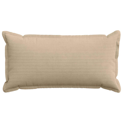 Kussensloop 6 st HOUTEN Taupe 40 x 80 cm corduroy