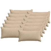 Kussensloop 12 st taupe corduroy 40x80 cm