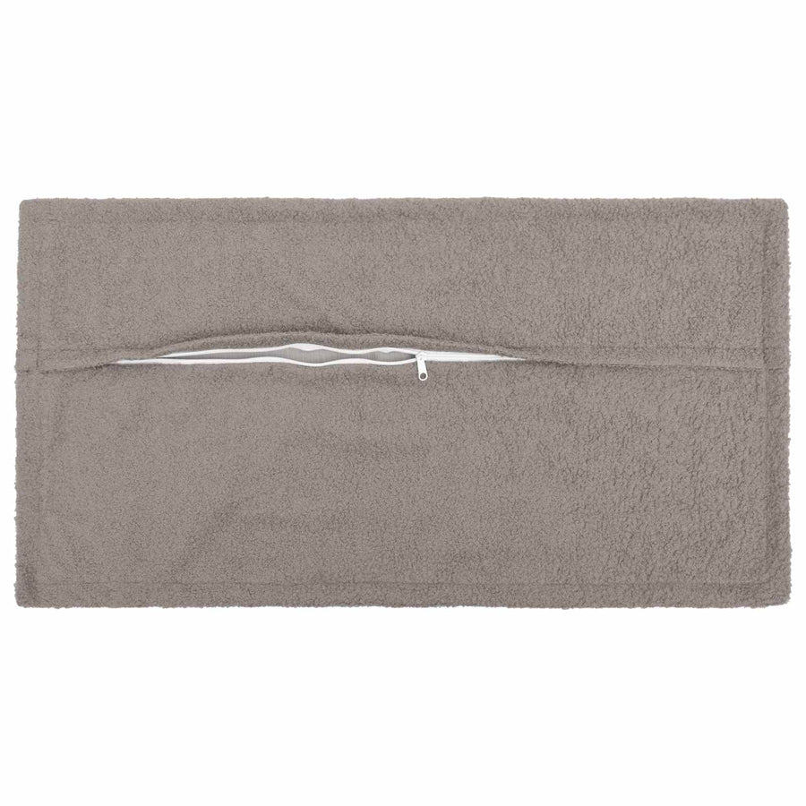 Kussensloop 12 pcs HOUTEN Lichtgrijs 40 x 80 cm Bouclé