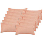 Kussensloop roze 40x80 cm bouclé 12 stuks