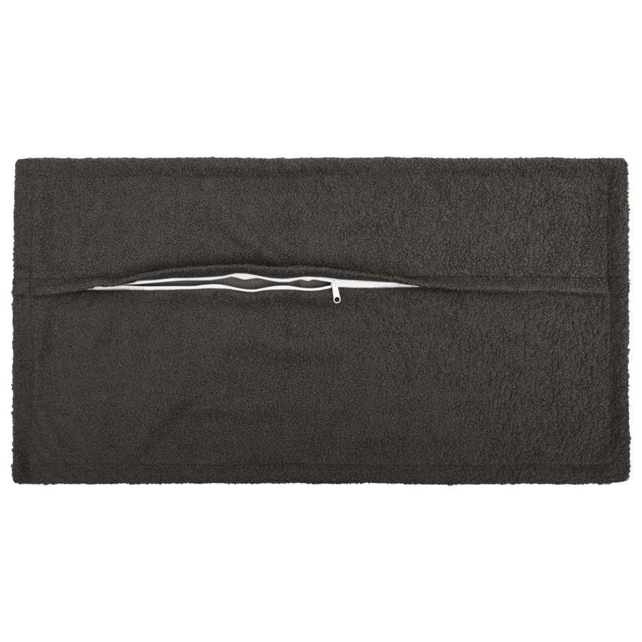 Kussensloop 2 pcs HOUTEN Donkergrijs 40 x 80 cm Bouclé