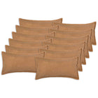 Kussensloop 40x80 cm beige bouclé set van 12