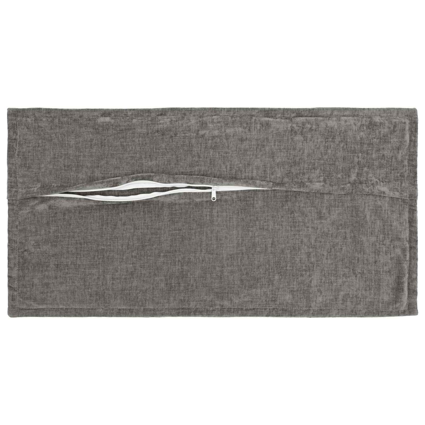 Kussensloop 6 st HOUTEN Donkergrijs 40 x 80 cm Chenille Stof