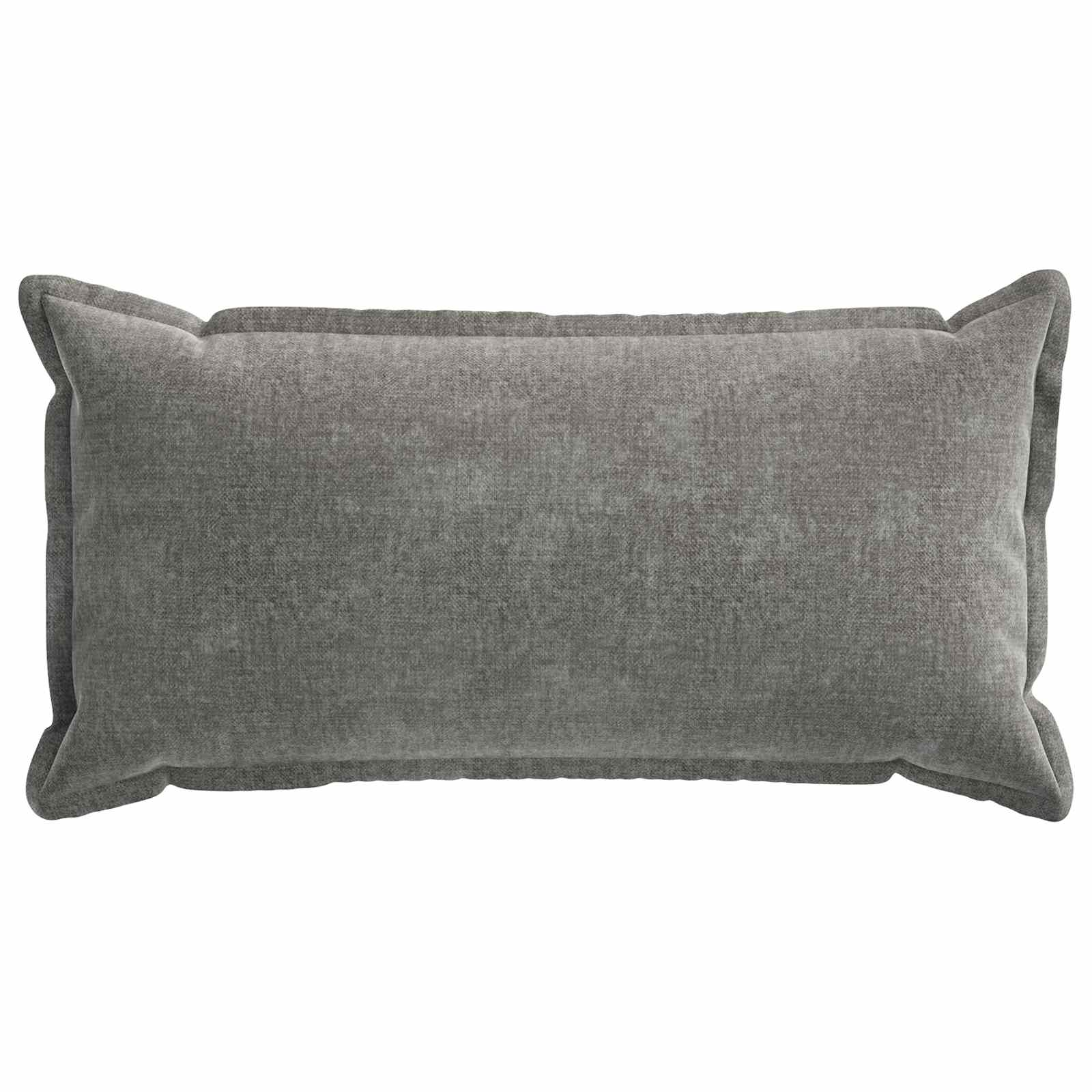 Kussensloop 6 st HOUTEN Donkergrijs 40 x 80 cm Chenille Stof
