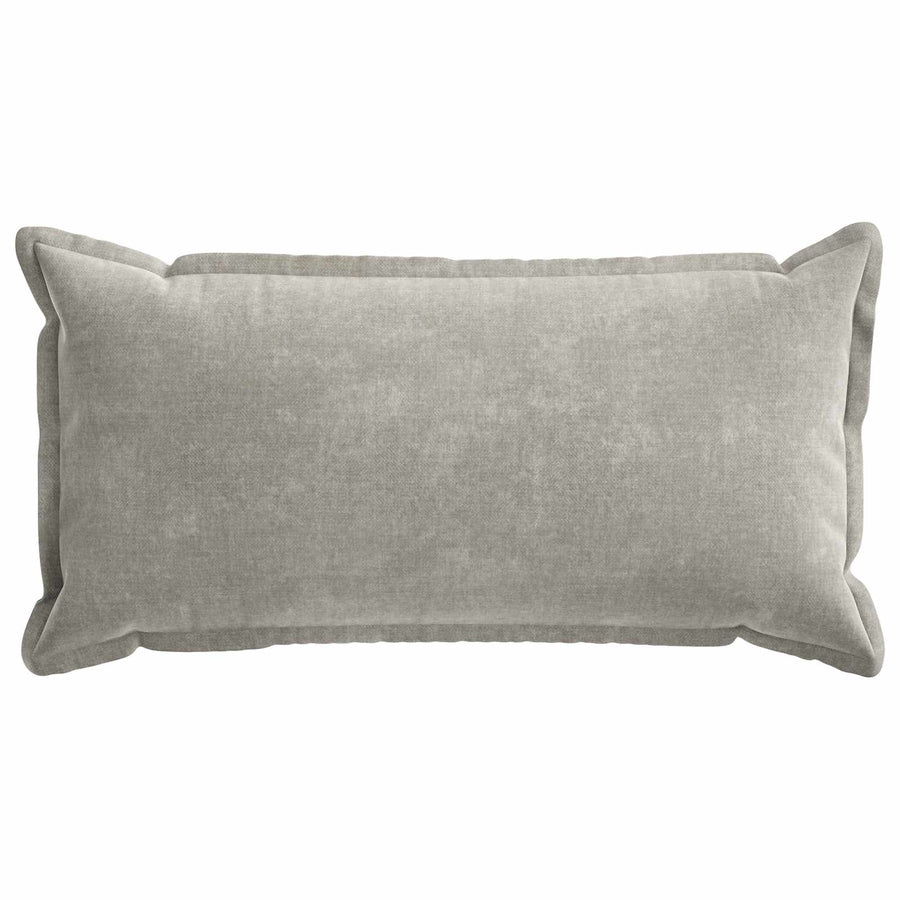 Kussensloop 2 st HOUTEN Lichtgrijs 40 x 80 cm Chenille Stof