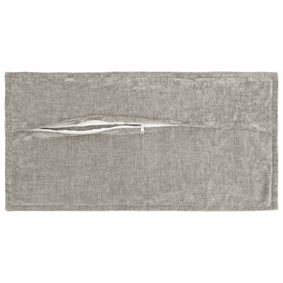 Kussensloop 6 st HOUTEN Lichtgrijs 40 x 80 cm Chenille Stof