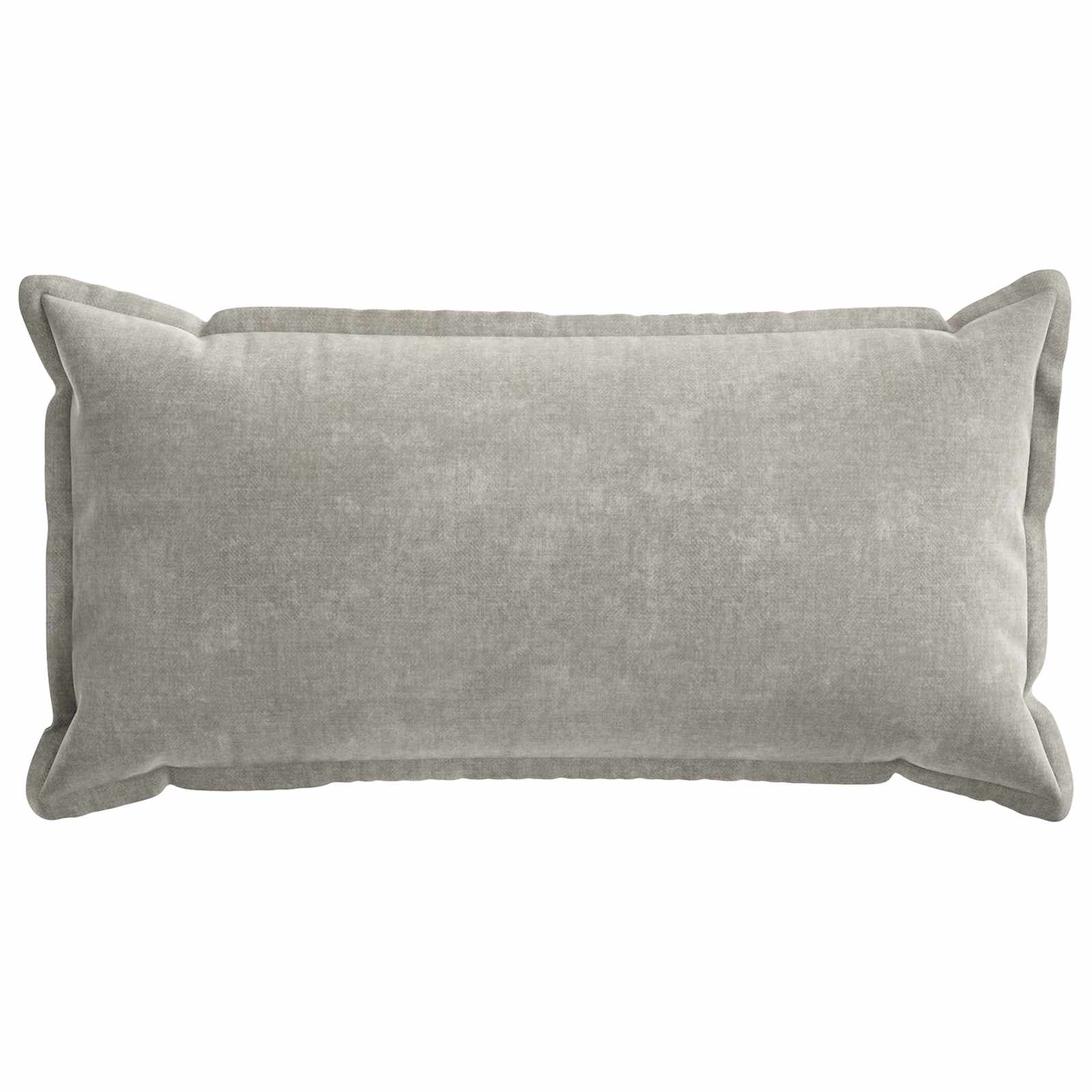 Kussensloop 12 st HOUTEN Lichtgrijs 40 x 80 cm Chenille Stof