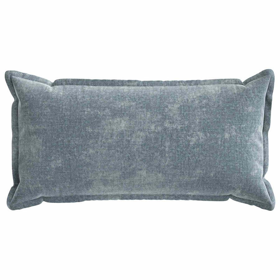 Kussensloop 2 st HOUTEN Lichtblauw 40 x 80 cm Chenille Stof