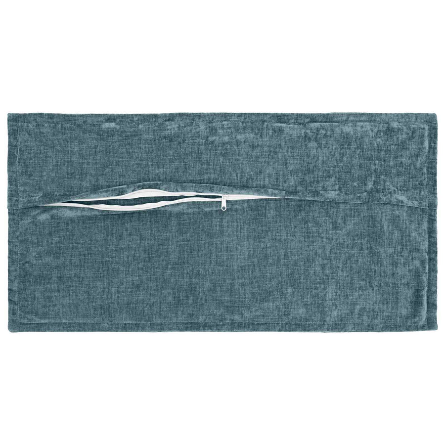 Kussensloop 6 st HOUTEN Blauw 40 x 80 cm Chenille Stof