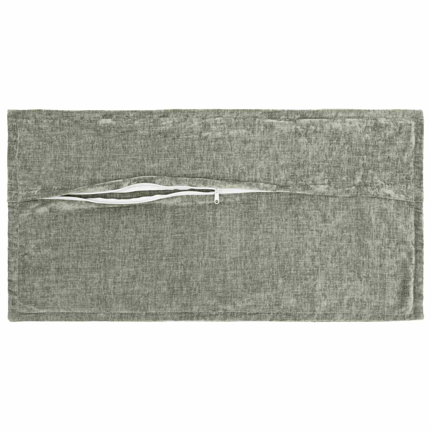 Kussensloop 6 st HOUTEN Groen 40 x 80 cm Chenille Stof