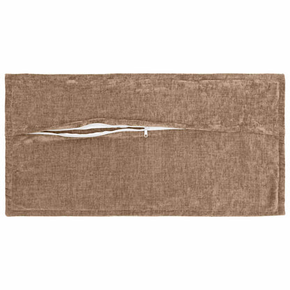 Kussensloop 6 st HOUTEN Bruin 40 x 80 cm Chenille Stof
