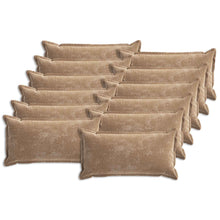 Kussensloop 12 st HOUTEN Bruin 40 x 80 cm Chenille Stof
