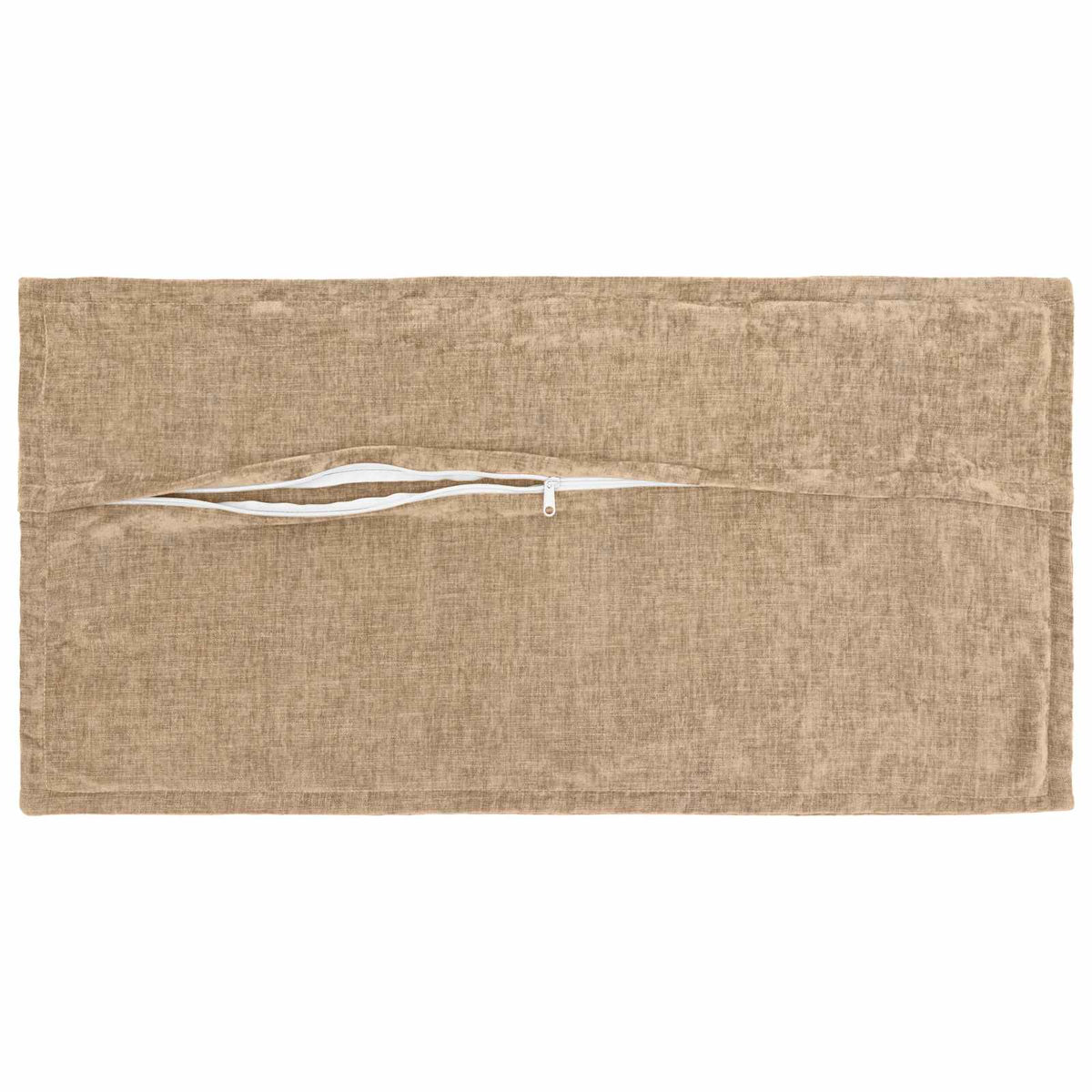 Kussensloop 6 st HOUTEN Taupe 40 x 80 cm Chenille Stof