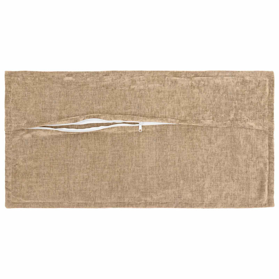 Kussensloop 6 st HOUTEN Taupe 40 x 80 cm Chenille Stof