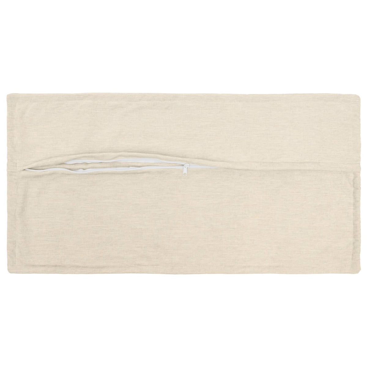 Kussensloop 12 st HOUTEN Crèmekleurig 40 x 80 cm Chenille Stof