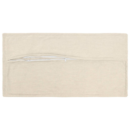 Kussensloop 12 st HOUTEN Crèmekleurig 40 x 80 cm Chenille Stof