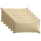 Kussensloop 6 st HOUTEN Beige 40 x 80 cm Polyester