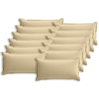 Kussensloop 12 st HOUTEN Beige 40 x 80 cm Polyester
