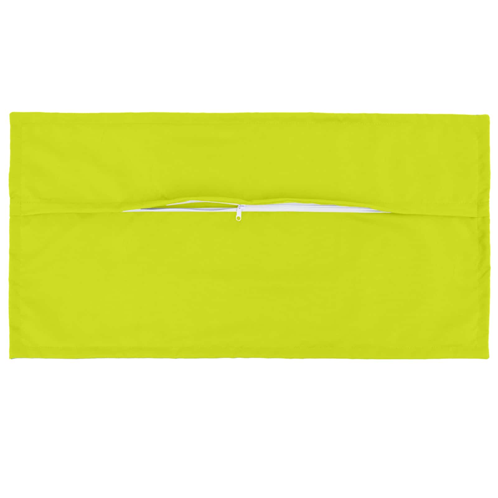 Kussensloop 12 st HOUTEN Helder groen 40 x 80 cm Polyester