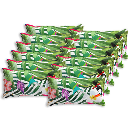 Kussensloop 12 st HOUTEN Zwart 40 x 80 cm Polyester