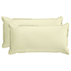 Kussensloop 2 st HOUTEN Crèmekleurig 40 x 80 cm Polyester