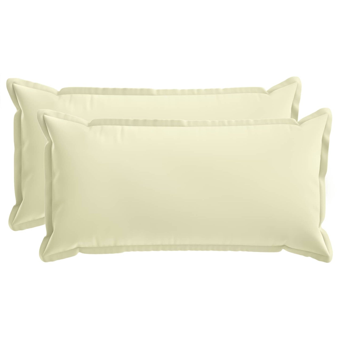 Kussensloop 2 st HOUTEN Crèmekleurig 40 x 80 cm Polyester