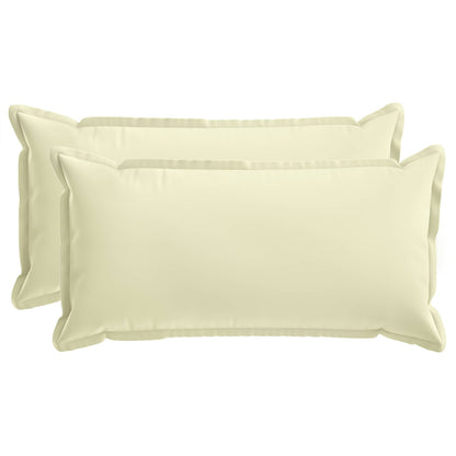 Kussensloop 2 st HOUTEN Crèmekleurig 40 x 80 cm Polyester