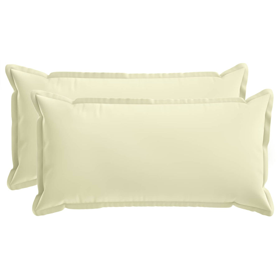 Kussensloop 2 st HOUTEN Crèmekleurig 40 x 80 cm Polyester