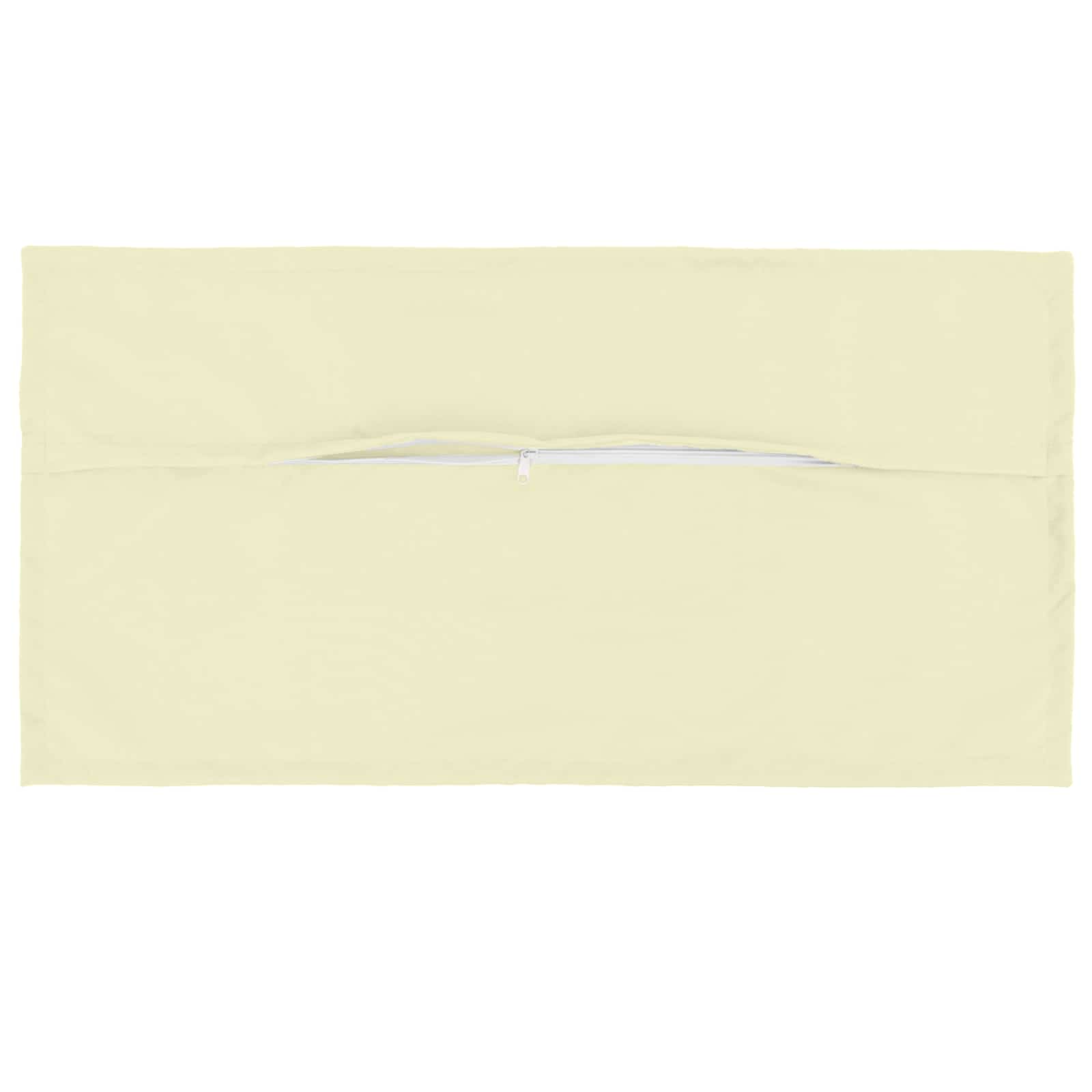 Kussensloop 12 st HOUTEN Crèmekleurig 40 x 80 cm Polyester