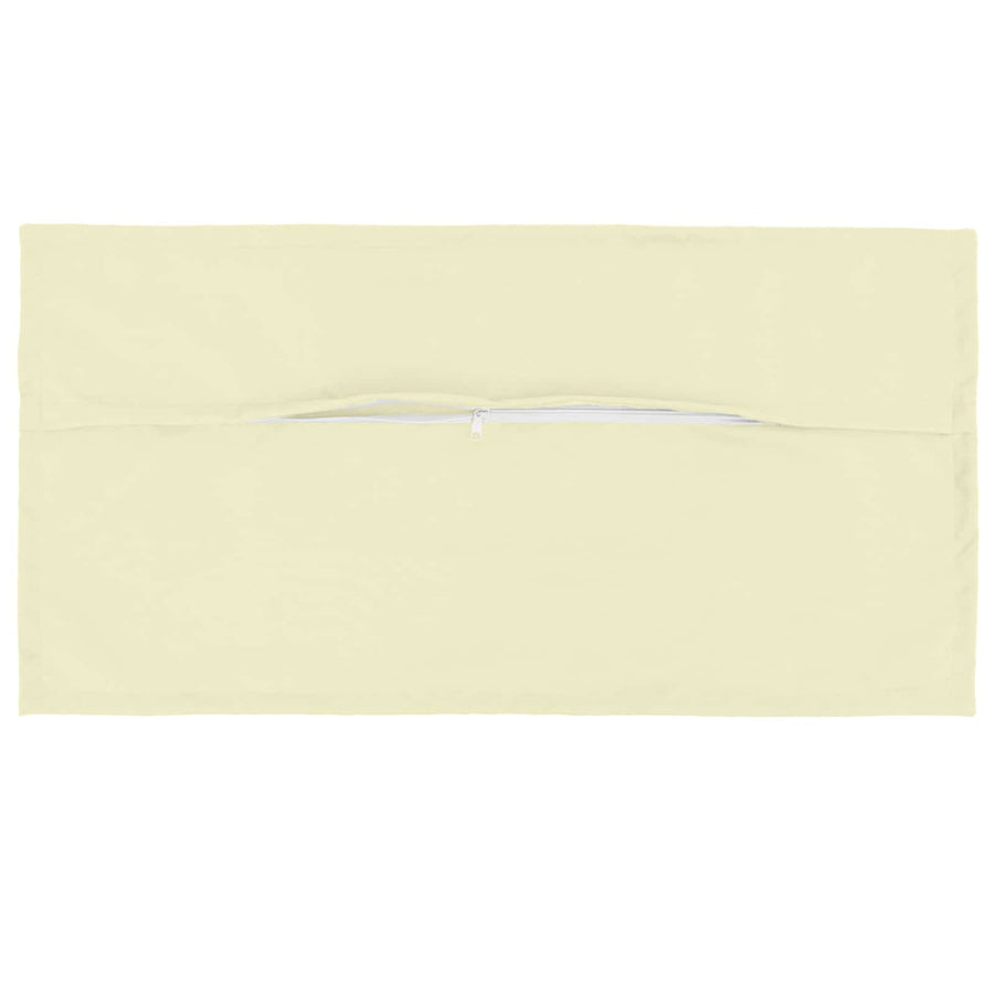 Kussensloop 12 st HOUTEN Crèmekleurig 40 x 80 cm Polyester