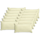 Kussensloop 12 st HOUTEN Crèmekleurig 40 x 80 cm Polyester