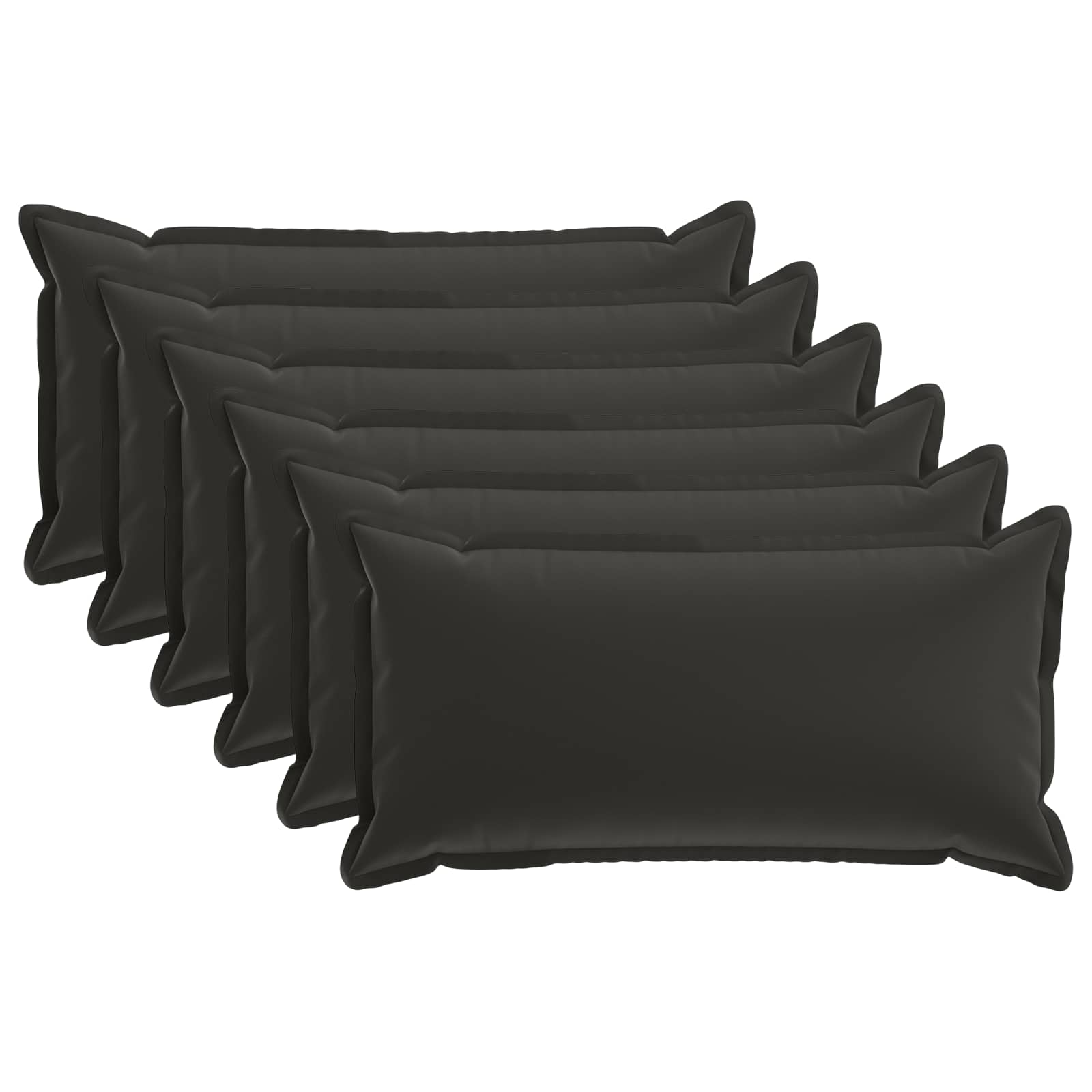 Kussensloop 6 st HOUTEN Meerkleurig 40 x 80 cm Polyester