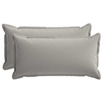 Kussensloop 2 st HOUTEN Grijs 40 x 80 cm Polyester