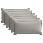 Kussensloop 6 st HOUTEN Grijs 40 x 80 cm Polyester