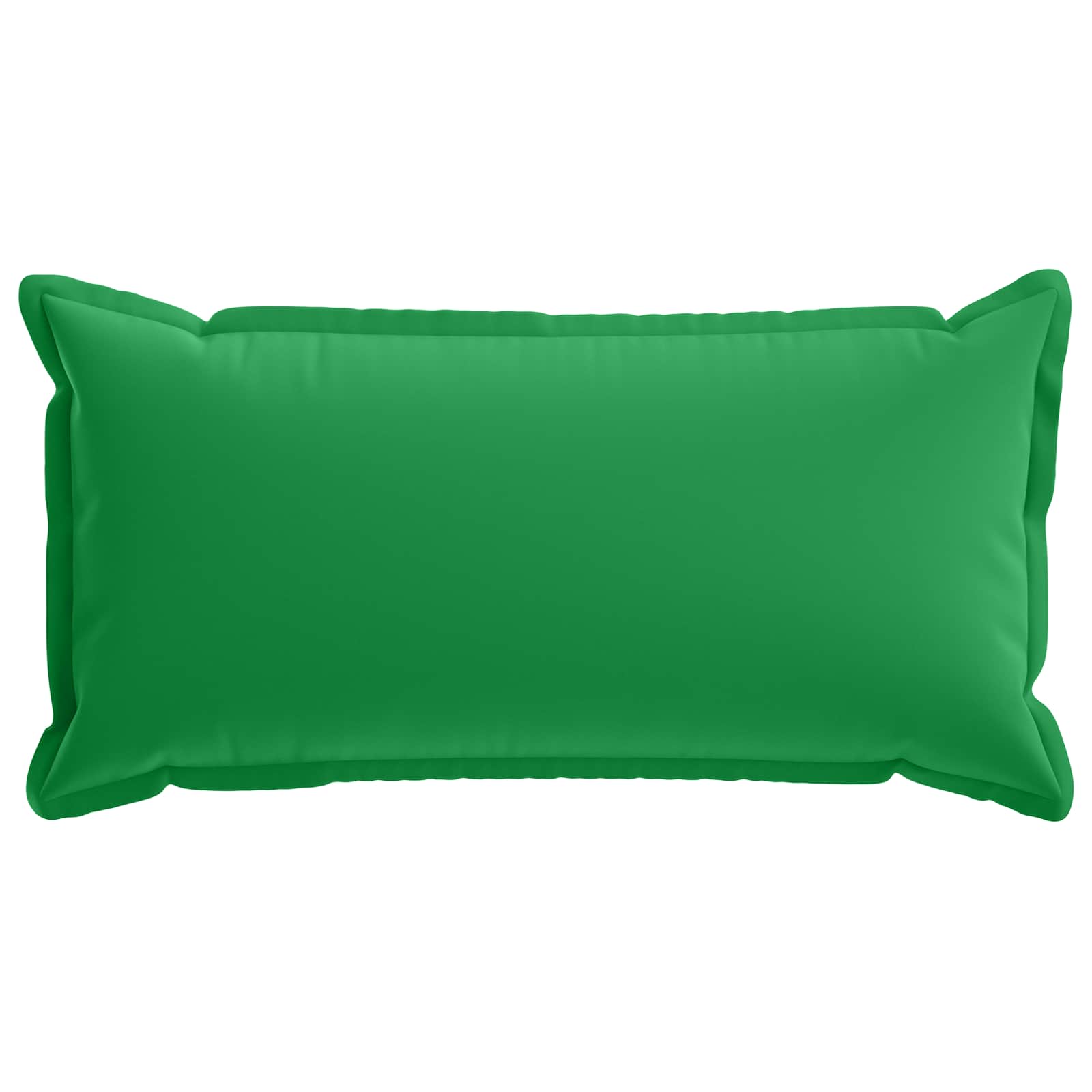 Kussensloop 12 st HOUTEN Groen 40 x 80 cm Polyester