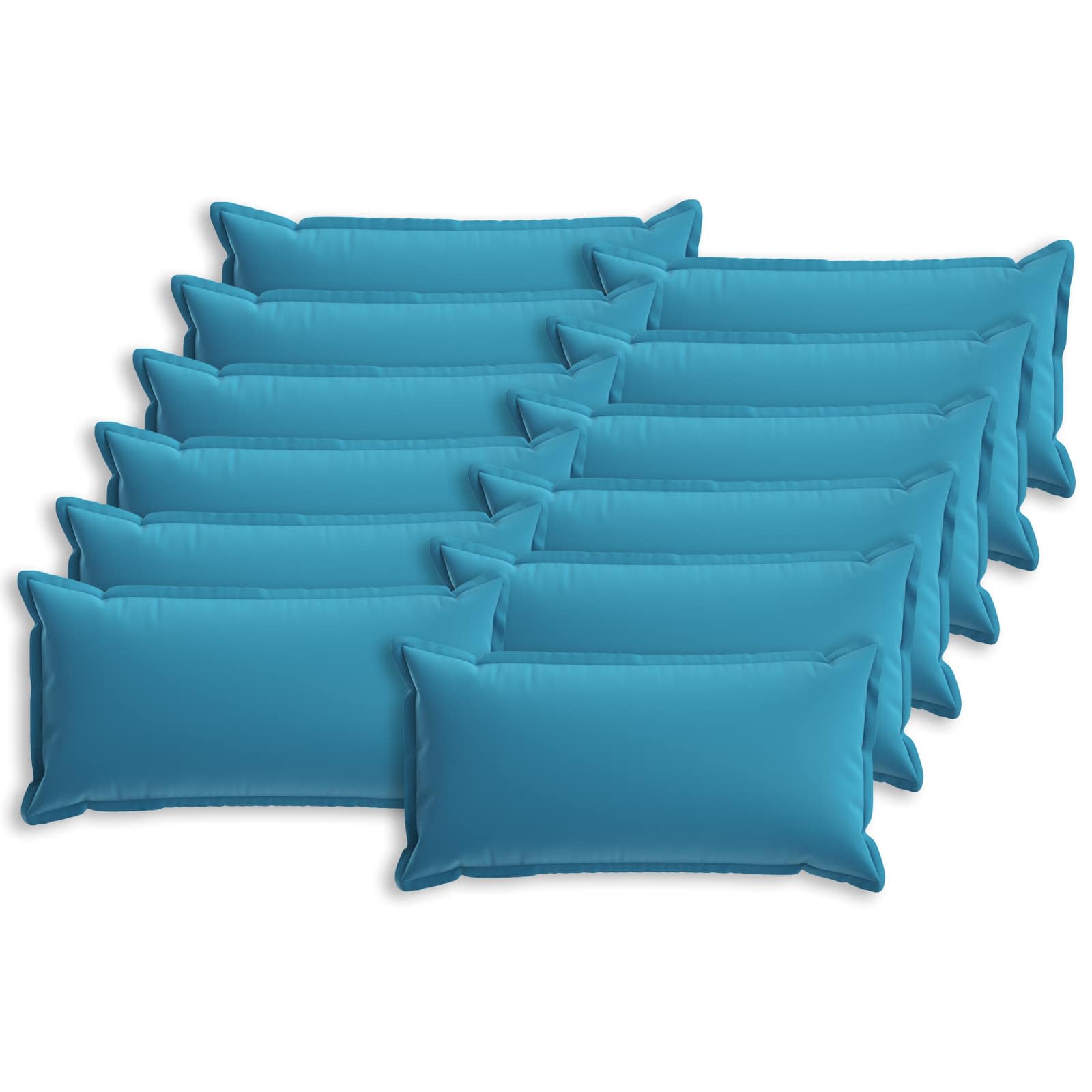 Kussensloop 12 st HOUTEN Lichtblauw 40 x 80 cm Polyester