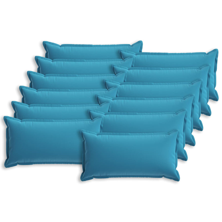 Kussensloop 12 st HOUTEN Lichtblauw 40 x 80 cm Polyester