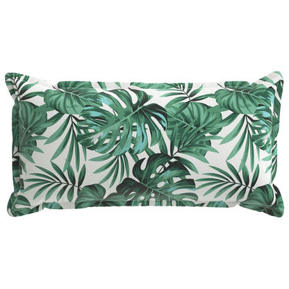 Kussensloop 6 st HOUTEN Bladpatroon 40 x 80 cm Polyester