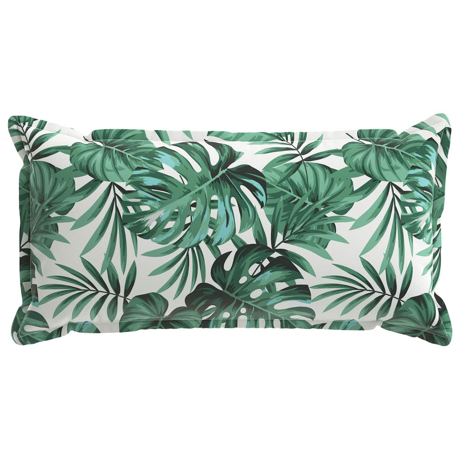 Kussensloop 6 st HOUTEN Bladpatroon 40 x 80 cm Polyester