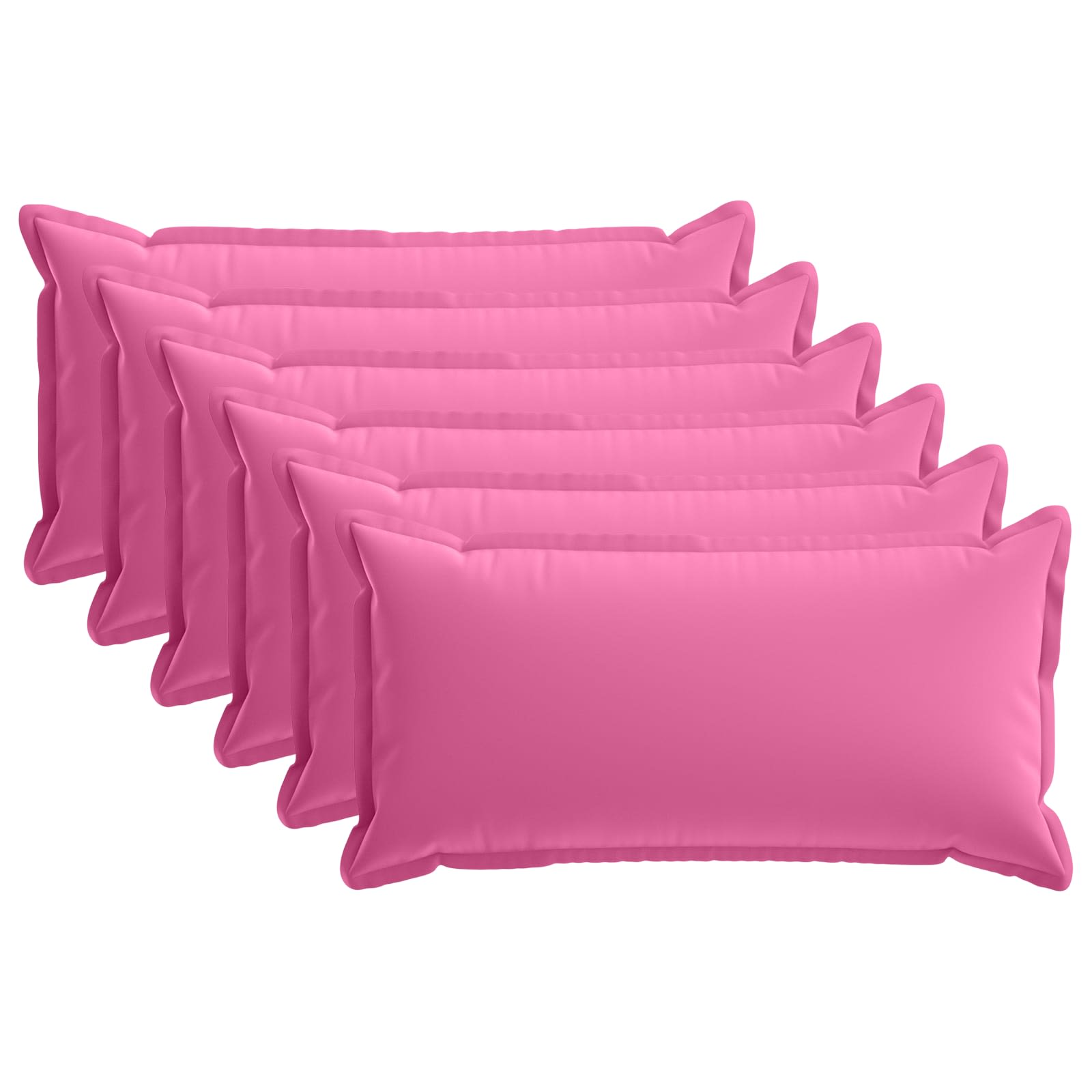 Kussensloop 6 st HOUTEN Roze 40 x 80 cm Polyester